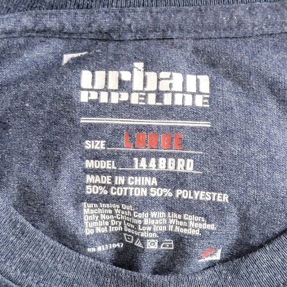 Urban Pipeline T-Shirt Mens Large Blue This Is What Awesome Looks Like - Picture 10 of 10